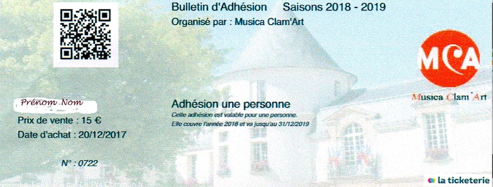 bulletin adhésion